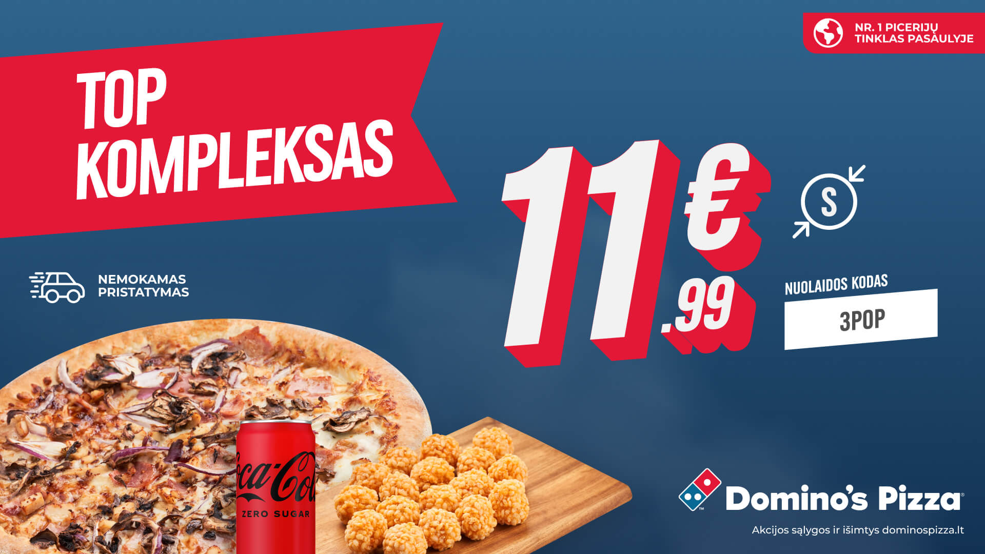 Order pizza delivery in Vilnius | Domino’s Pizza